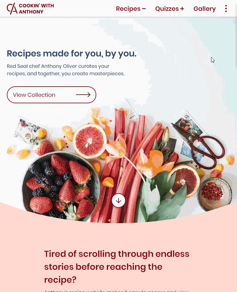 cookin' with anthony tablet